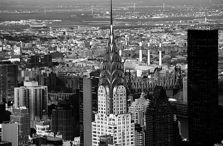 air shot of city buildins