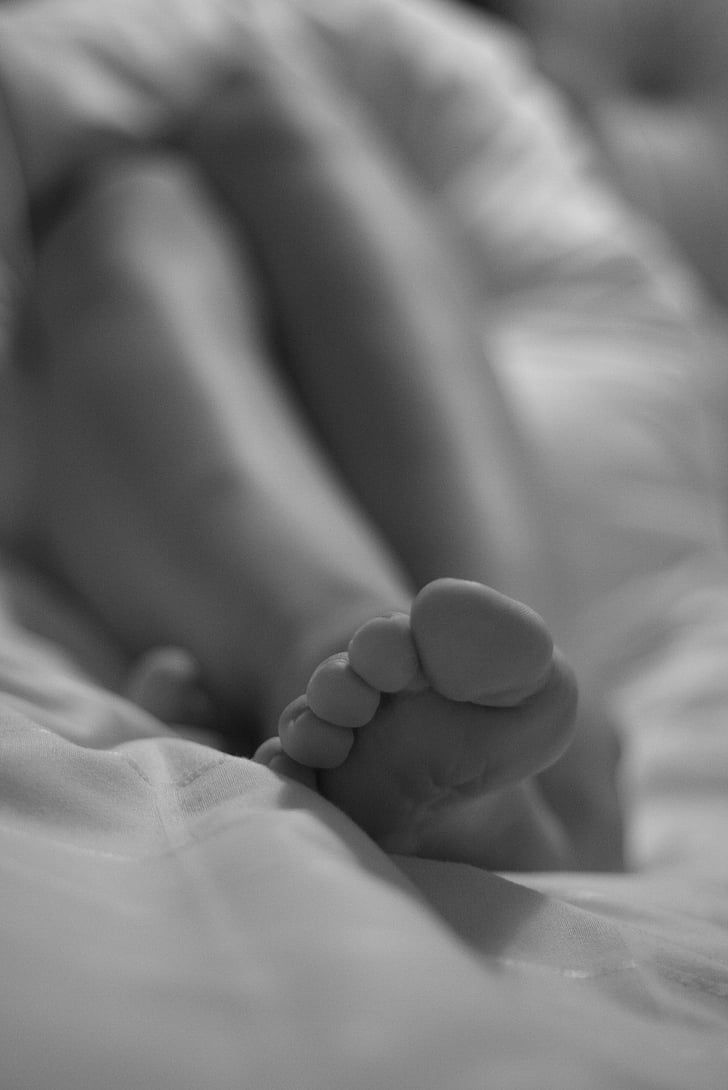 selective focus photo of person's foot