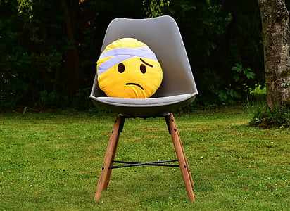 sad emoji pillow