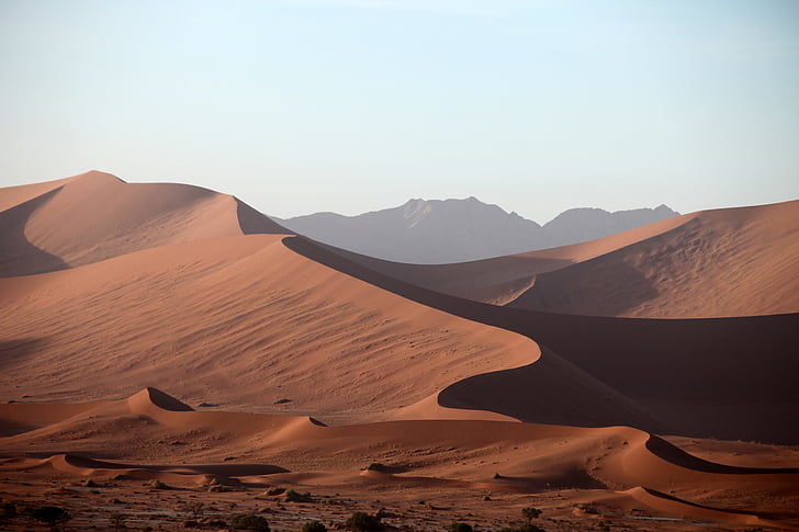 brown desert mountains at daytime