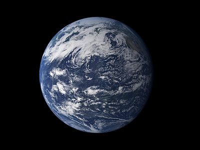 outer space view of planet earth