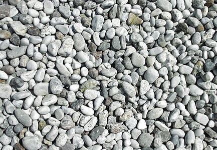 gray stone fragment lot