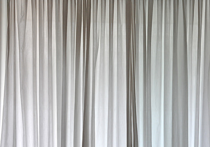 white window curtain
