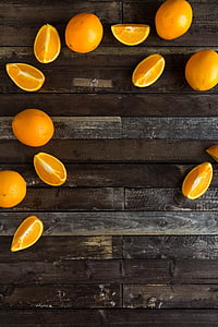sliced orange fruit
