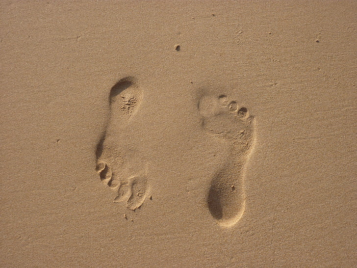photo of footprints