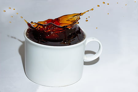 coffee in white ceramic mug