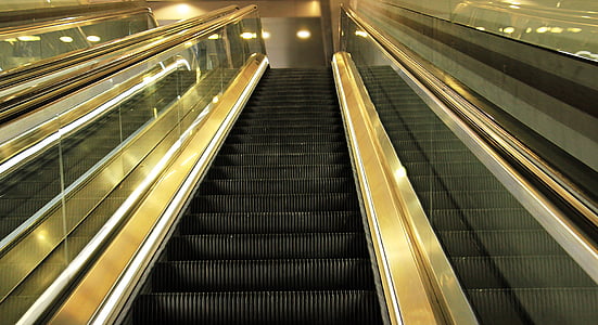 black escalator