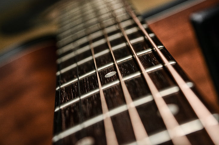 brown guitar string