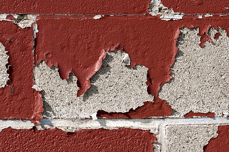 red and gray concrete wall
