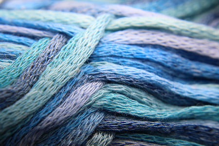 wool, bändchengarn, hand labor, knit, crochet, thread