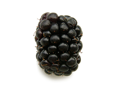 blackberry on white surface