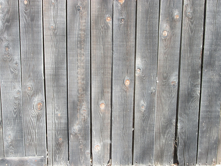 photo of gray wooden fence