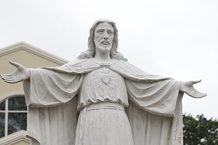 Jesus Christ concrete statue