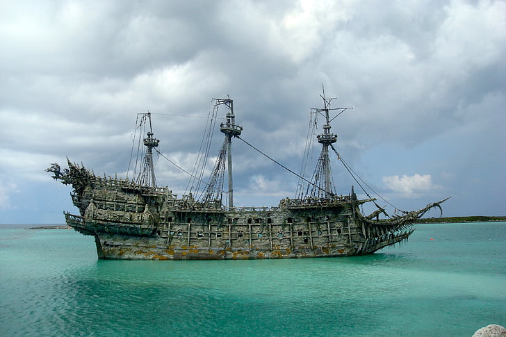 gray ship on body of water