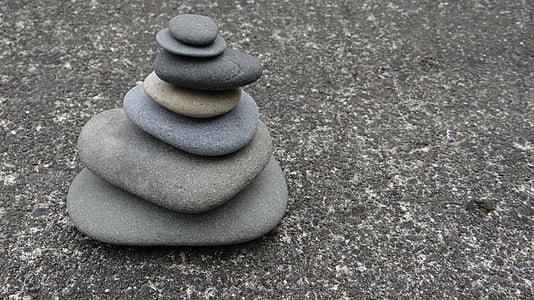gray stack stone