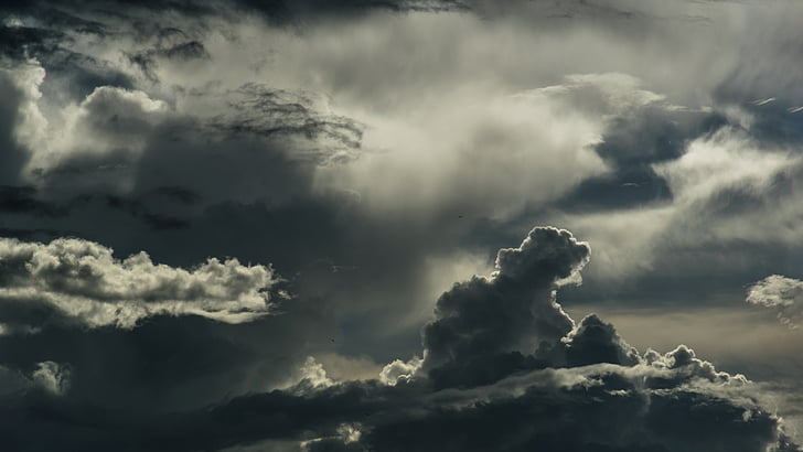 photography of cumulus clouds