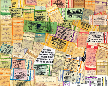 assorted-color-and-labeled ticket lot