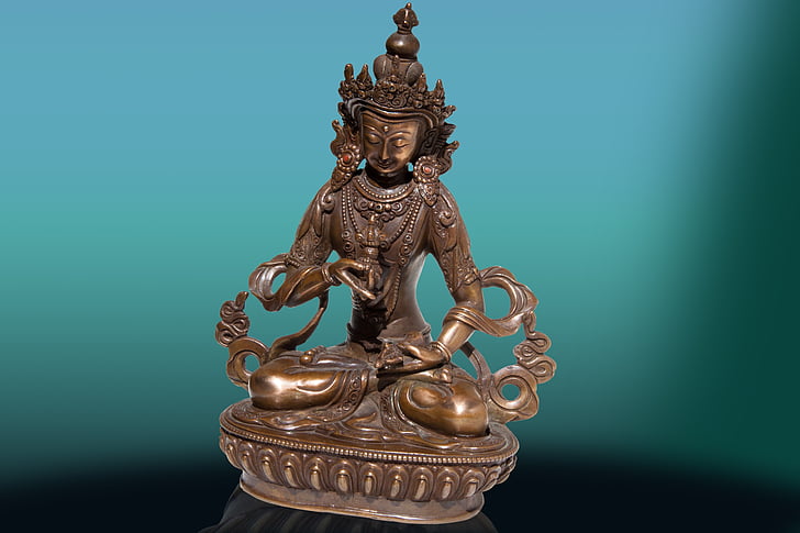 shallow focus photography of Hindu God figurine