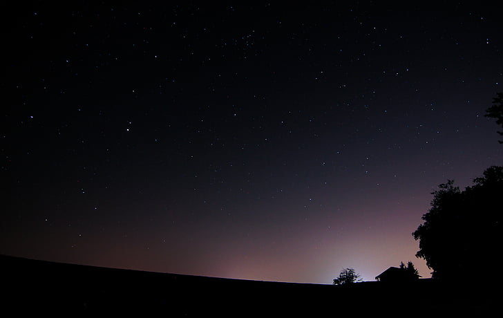 star during nighttime photo