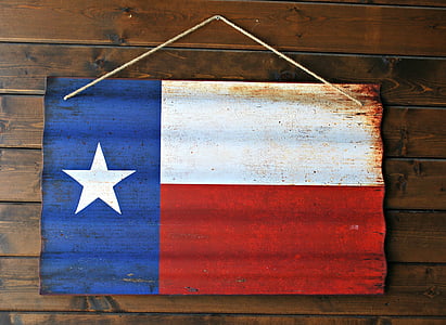 flag of Chile wall decor hanged on brown wall