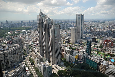 aerial view of high-rise buildings during daytime