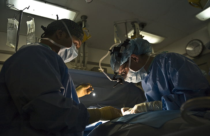photo of doctors doing operation