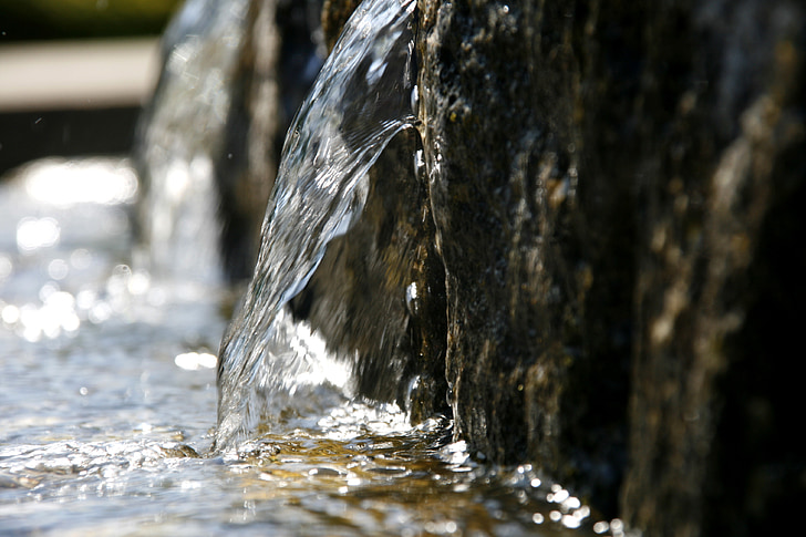 photo of water flowing