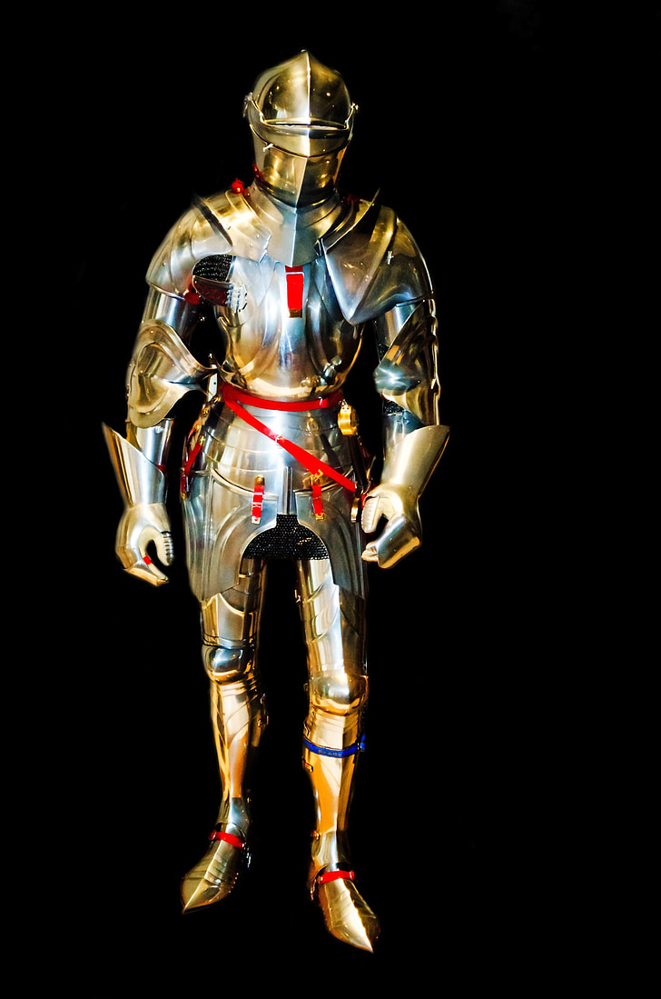 gold gladiator armor