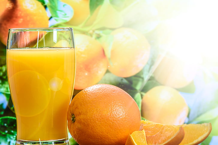 citrus fruit and juice