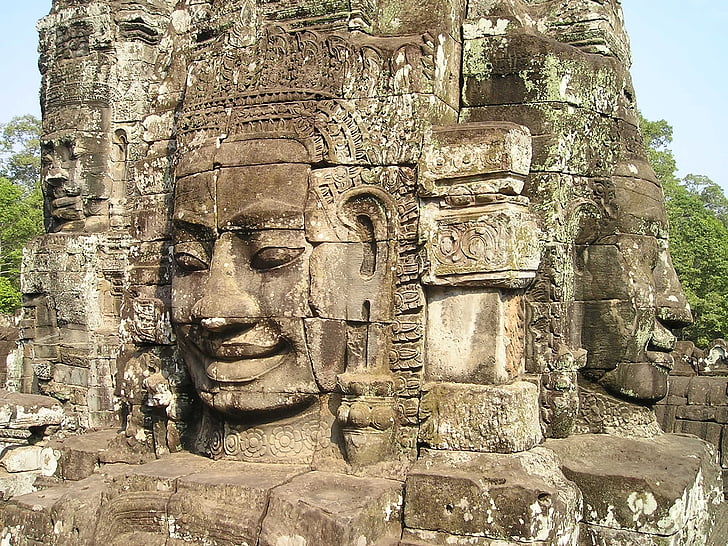 buddha engrave stone landmark