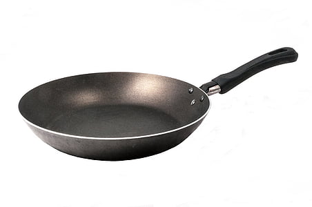 black frying pan