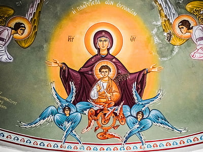 photo of religious painting