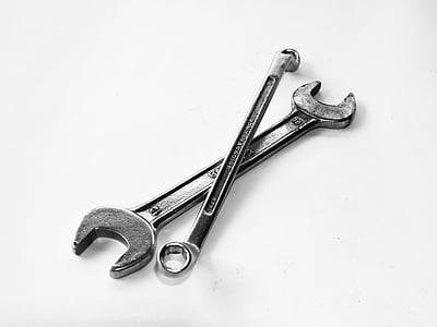 stainless steel open-end wrench
