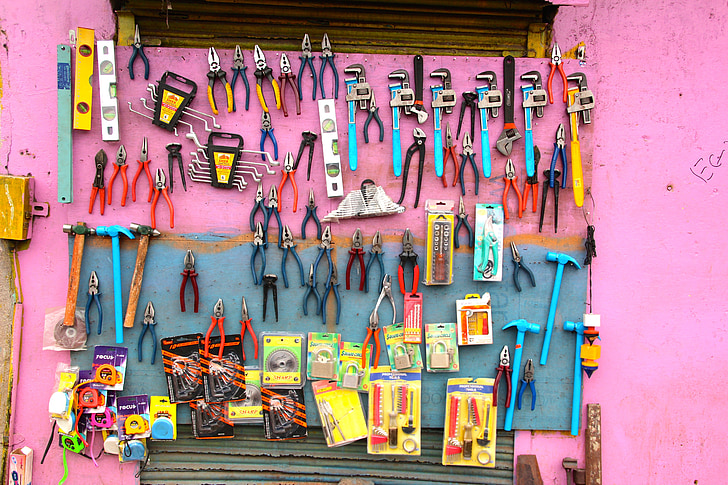 assorted hand tools