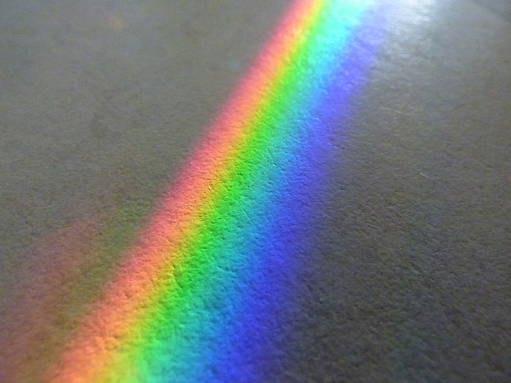 rainbow, color spectrum, solar, mirror, mirroring, beautifully
