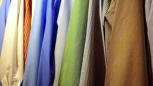 assorted-color textile