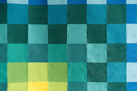 multicolored checkered textile