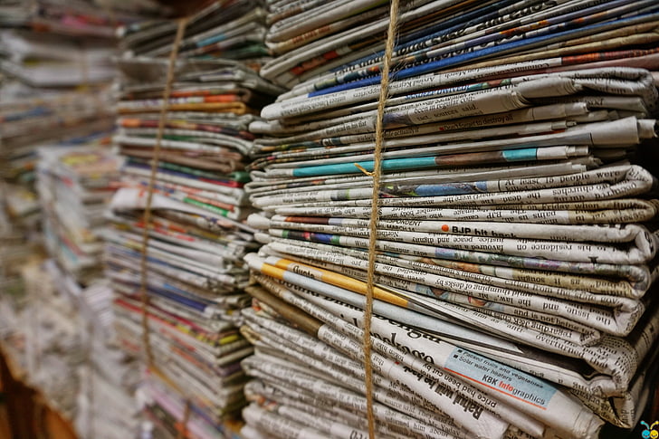 bundle of newspaper lot