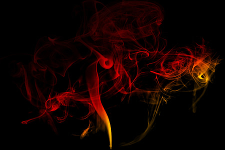 yellow and red flames abstract wallpaper