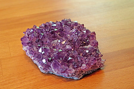 purple gemstone