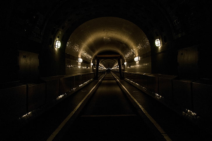 under ground train tunnel