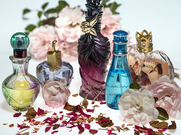 photo of fragrance bottle collection