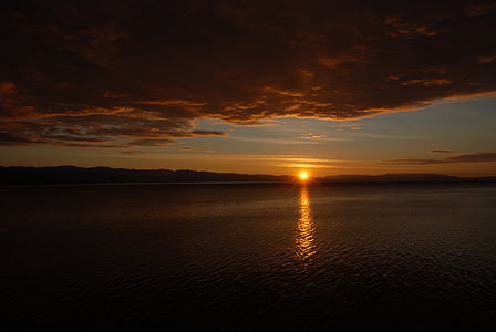 photo of sunset