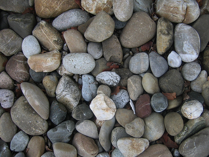 top view photo of assorted stones