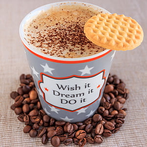 Wish it Dream it Do It caffe latte cup