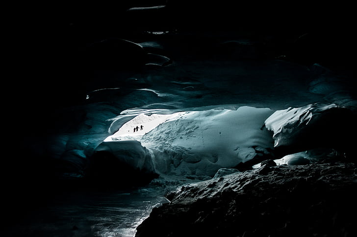 lowlight photo of cave