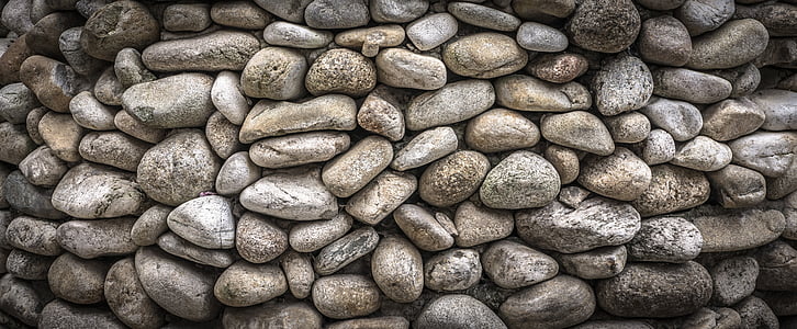 pile of gray stones