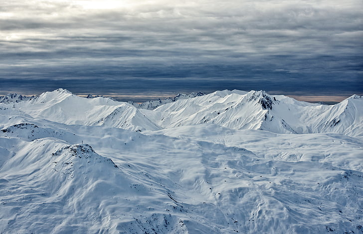 photo of glacier mountain