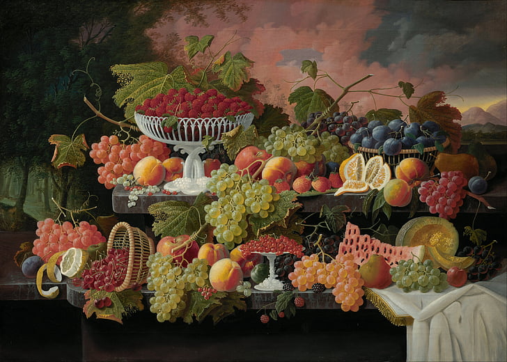 assorted fruits illustration