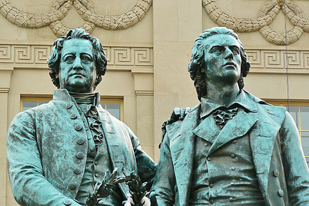 two male statues